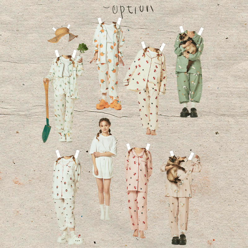 [Trend] natural pattern PAPER DOLL Roomwear!